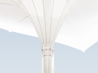 طراحی و ساخت سایبان متحرک 10x10 متر